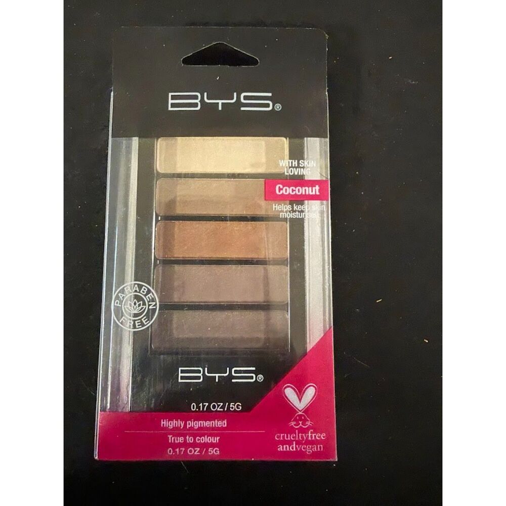 BYS Eye Shadow Palette in the Natural Delight shade.